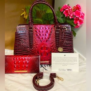 Brahmin Rose Small Finley and ADY Wallet